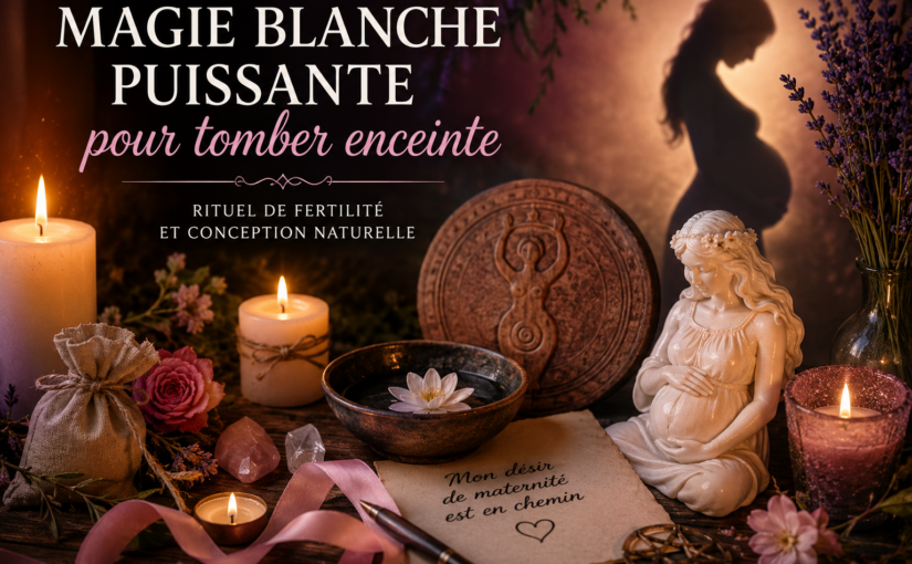 Magie blanche puissante pour tomber enceinte : rituel de fertilité et conception naturelle